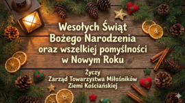 Radosnych Świąt  oraz Szczęśliwego 2026 roku