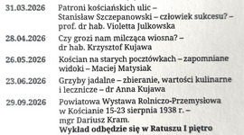 Plan wykładów w 2026 roku